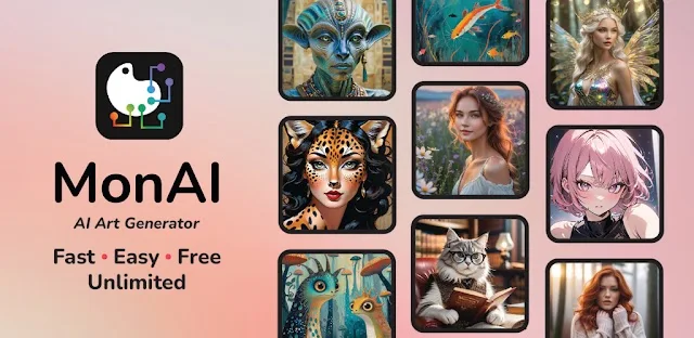 MonAI AI Art Generator screenshot